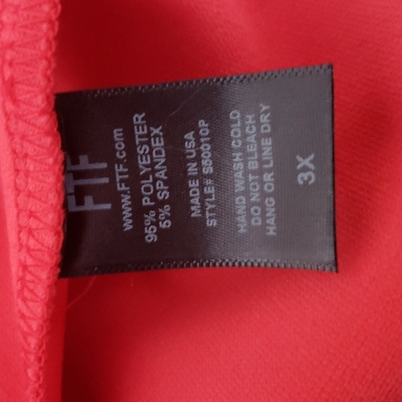 NWT Fashion To Figure skirt (coral) - Picture 2 of 2